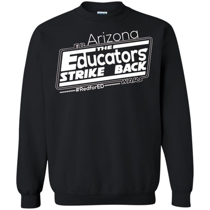 Arizona Teacher Tshirt Red For Ed Arizona The Educators Strike Back Black
