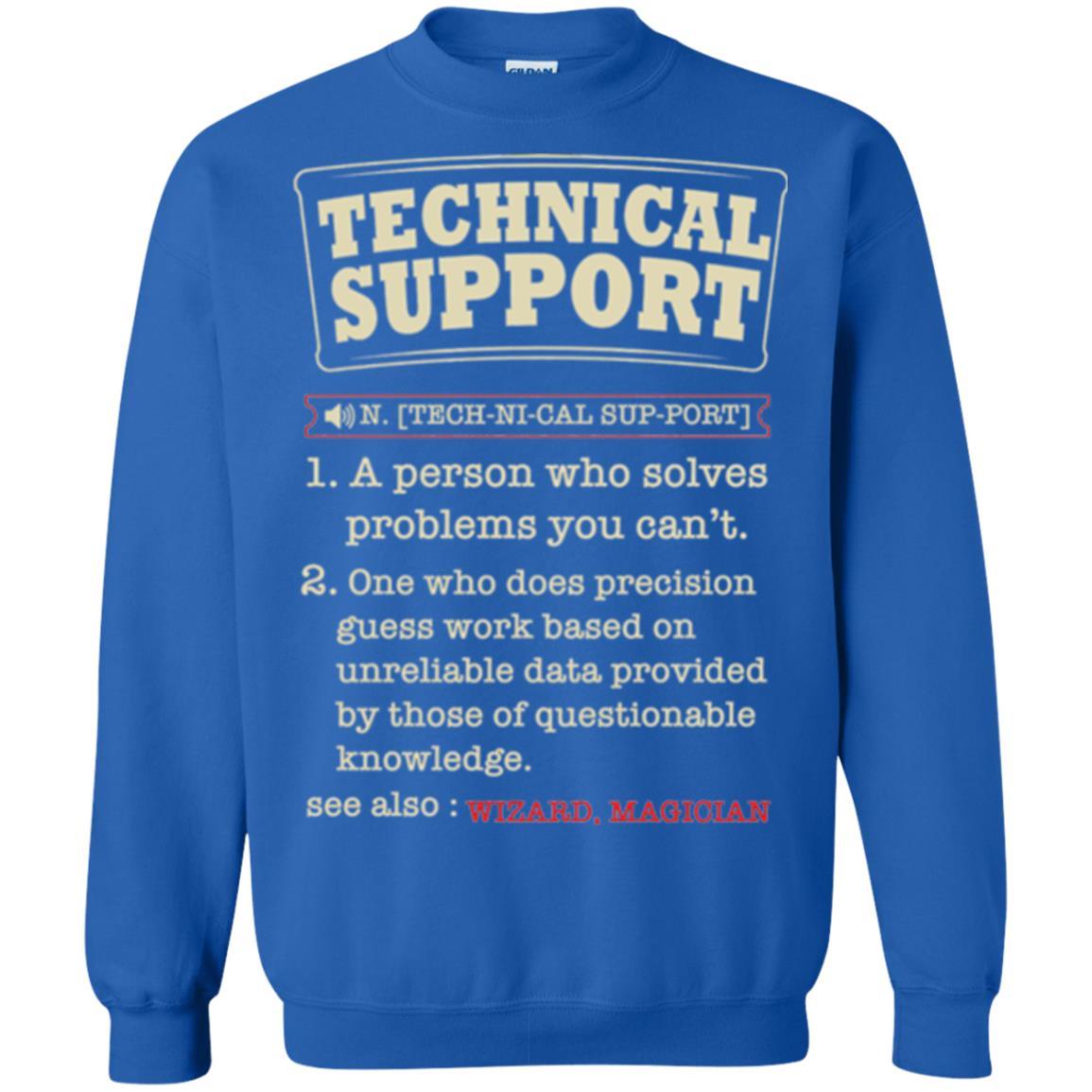 Computer Nerd T-shirt Technical Support Definition T-shirt Royal