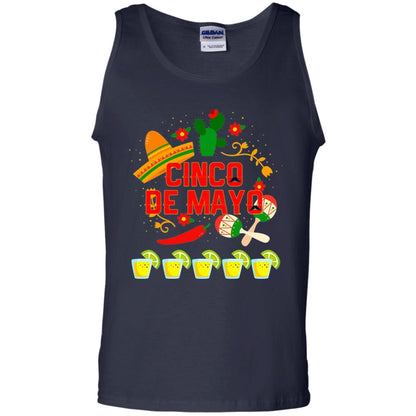 Fiesta Cinco De Mayo T-shirt Navy