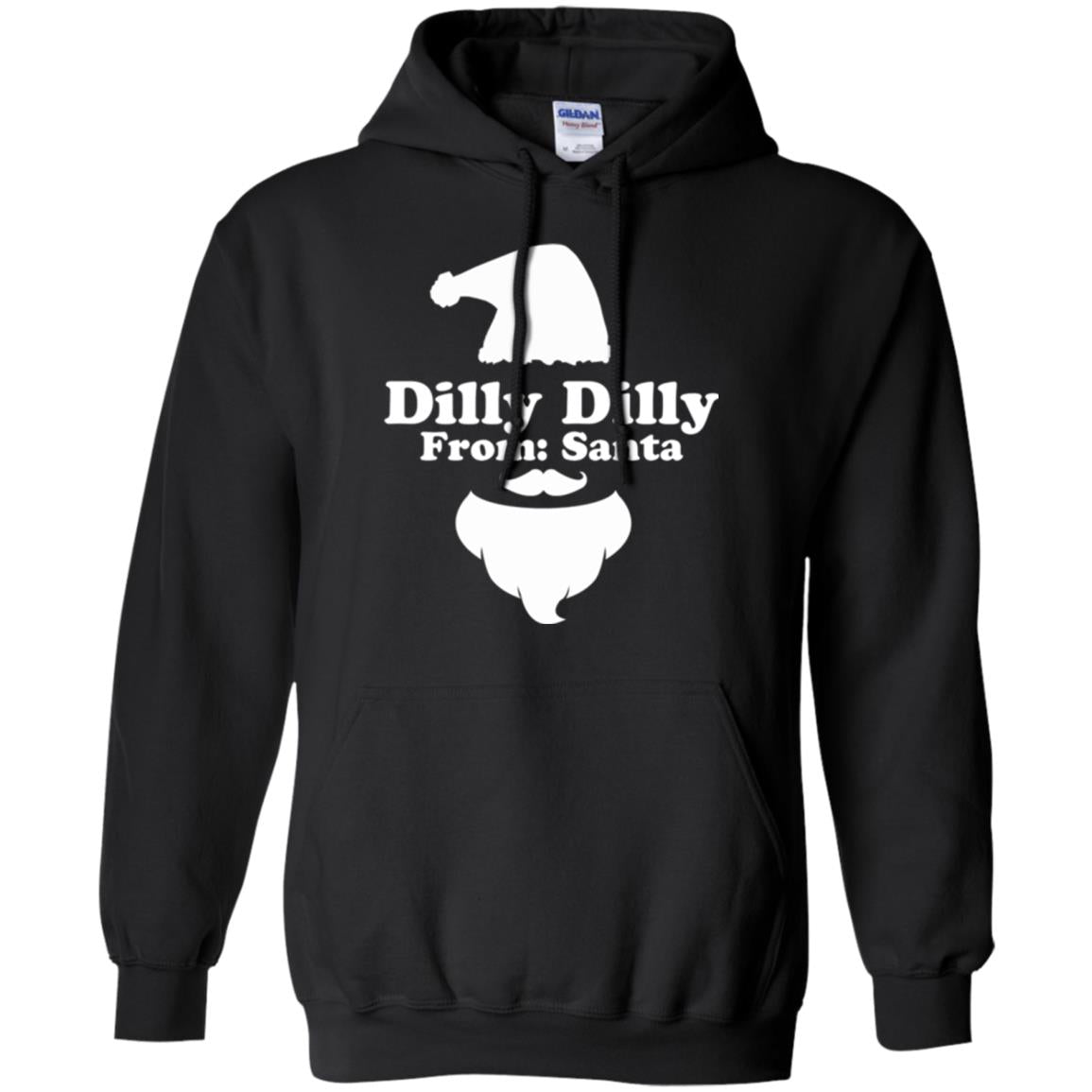 Christmas T-shirt Dilly Dilly From Santa Black