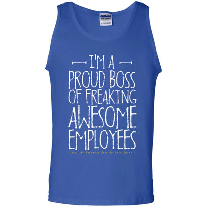 Boss T-shirt I'm A Proud Boss Of Freaking Awesome Employees Royal