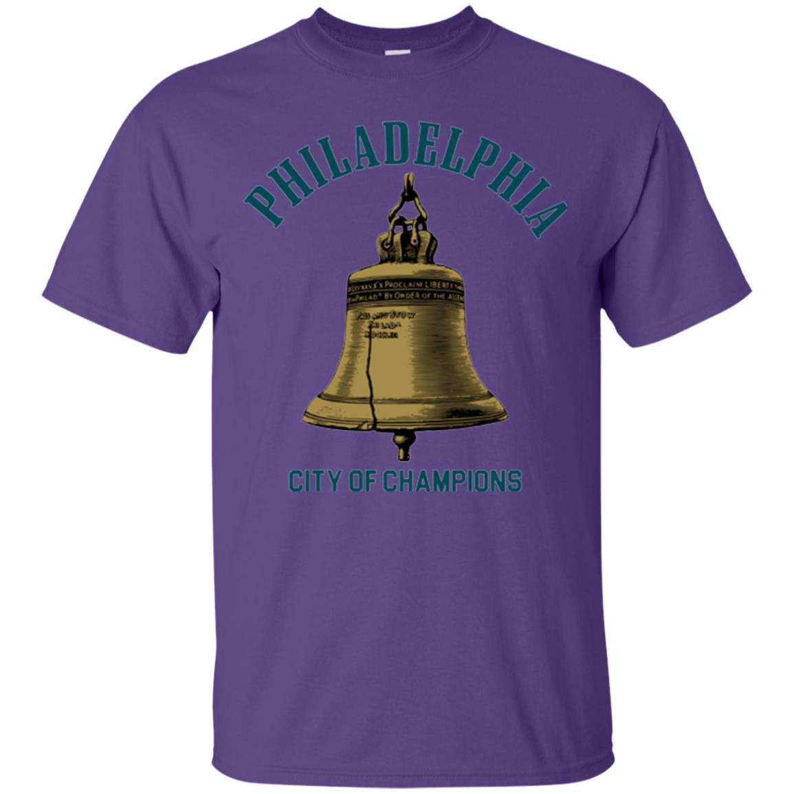 Football T-shirt Philadelphia City Of Champions Purple