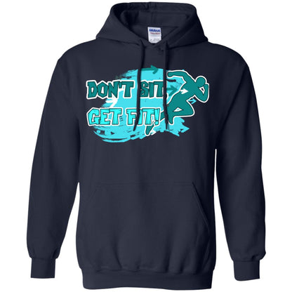 Dont Sit Get Fit Runner Shirt Navy