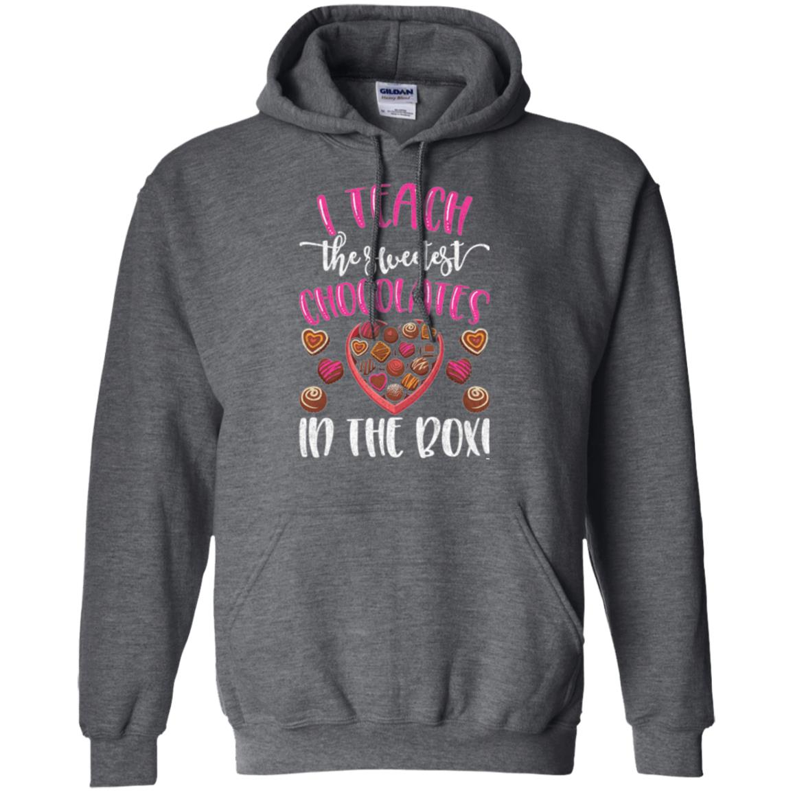 Valentines Day T-shirt I Teach The Sweetest Chocolates In The Box Dark Heather