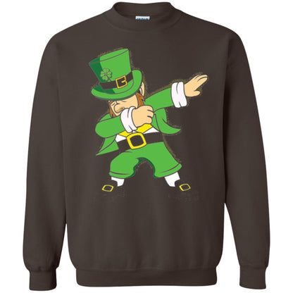 St. Patrick_s Day T-shirt Irish Dabbing T-shirt Dark Chocolate