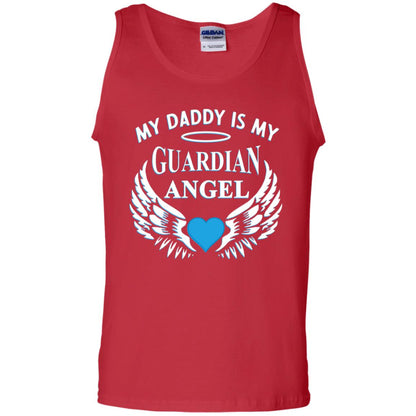 My Daddy Is My Guardian Angel Daddy In Heaven Shirt Red
