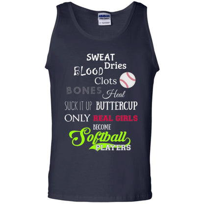 Softball T-shirt Sweet Dries Blood Clots Bones Navy