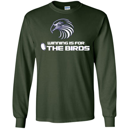 Football T-shirt Winning Is For The Birds Forest Green