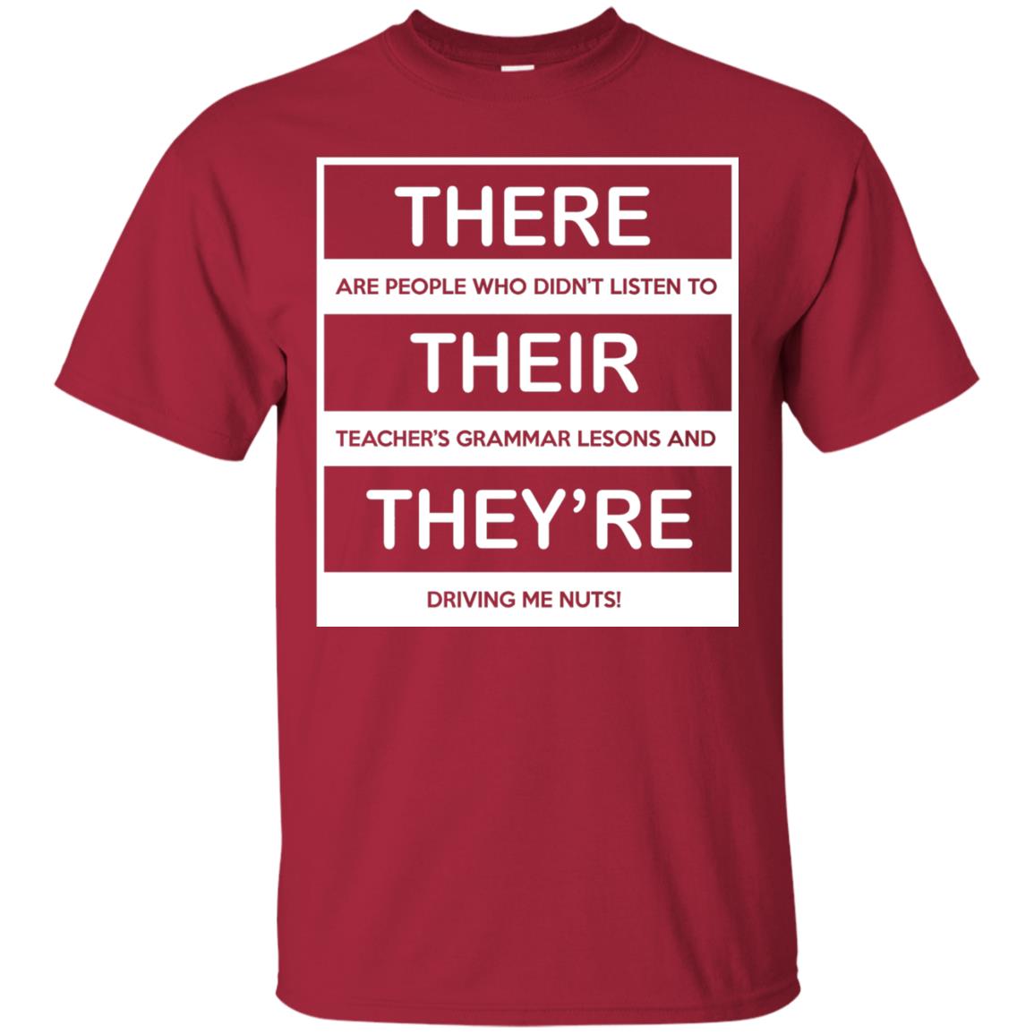 There Are People Who Don_t Listen To Their Teacher Student T-shirt Cardinal