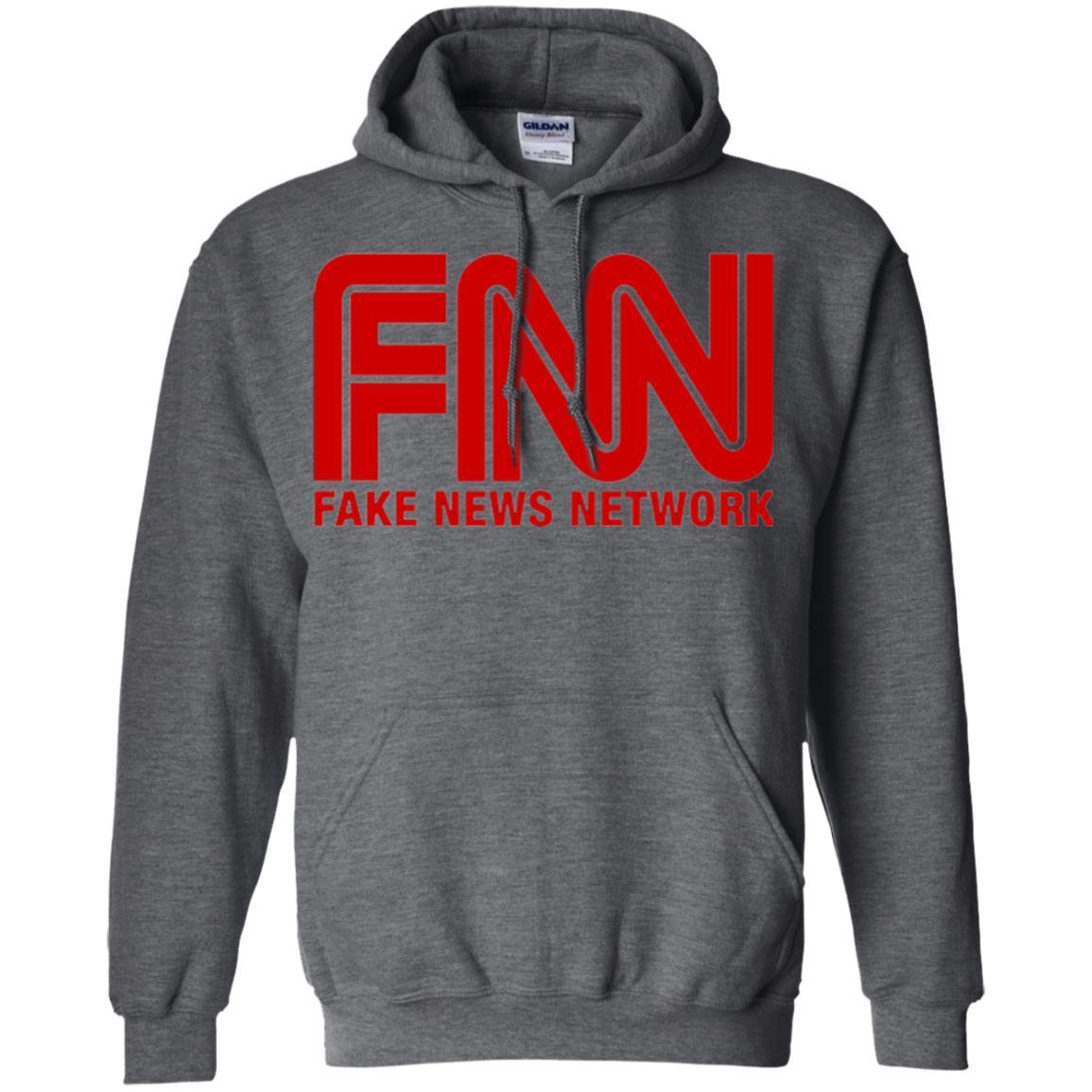 Anti Trump T-shirt Fnn Fake News Network T-shirt Dark Heather