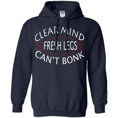 Clear Mind Fresh Legs Can't Bonk Marathon Running Shirt Navy