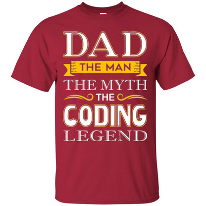 Daddy T-shirt The Man The Myth Colding Legend Cardinal