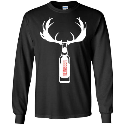 Christmas T-shirt Funny Christmas Reinbeer Black