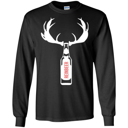 Christmas T-shirt Funny Christmas Reinbeer Black