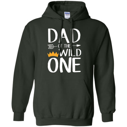 Dad Of The Wild One Daddy T-shirt Forest Green