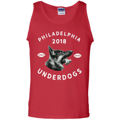 Dog Lover T-shirt Philly Philadelphia Underdogs 2018 Game Day Red