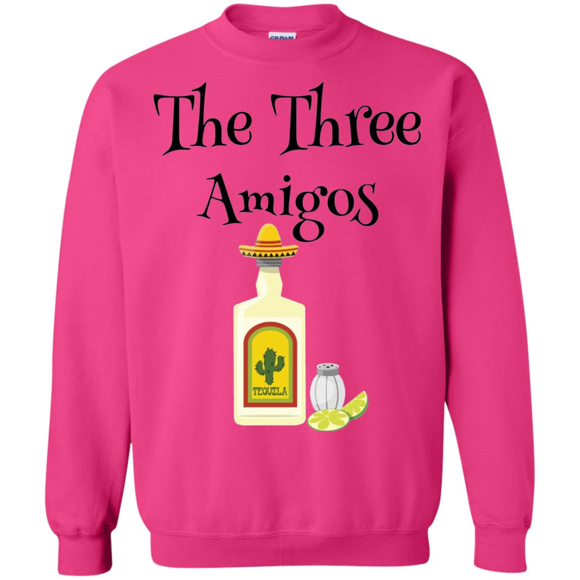 Cooking Lovers T-shirt The Three Amigos Tequila Salt Lime Heliconia