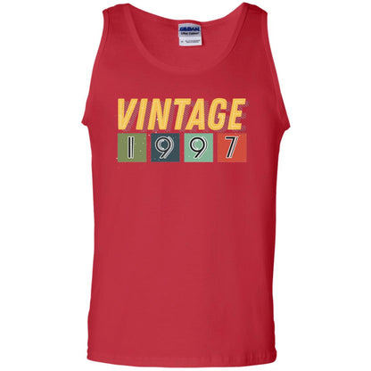 Vintage 1997 21th Birthday Gift Shirt For Mens Or Womens Red