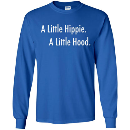 A Little Hippie A Little Hood Shirt Royal