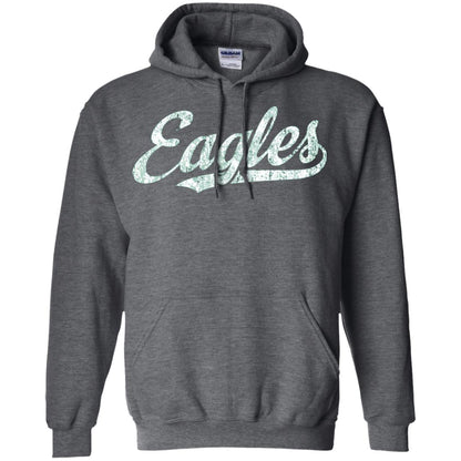 Eagles Mascot T-shirt Vintage Sports Name Dark Heather