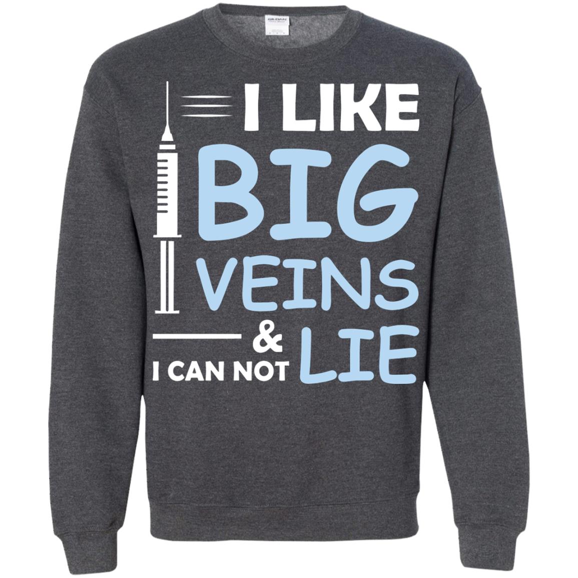 I Like Big Veins And I Can Not Lie Phlebotomist T-shirt Dark Heather