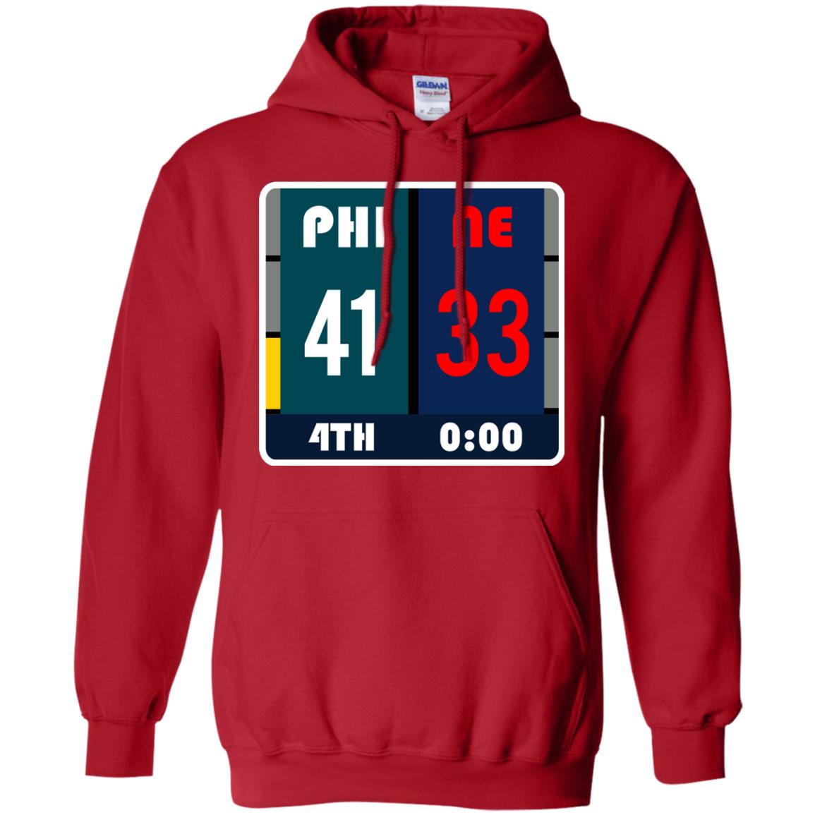 Football Philadelphia T-shirt Eagles Vs New England Red