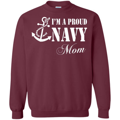 Pride Military Mother Shirt Im A Proud U.s. Navy Mom Maroon