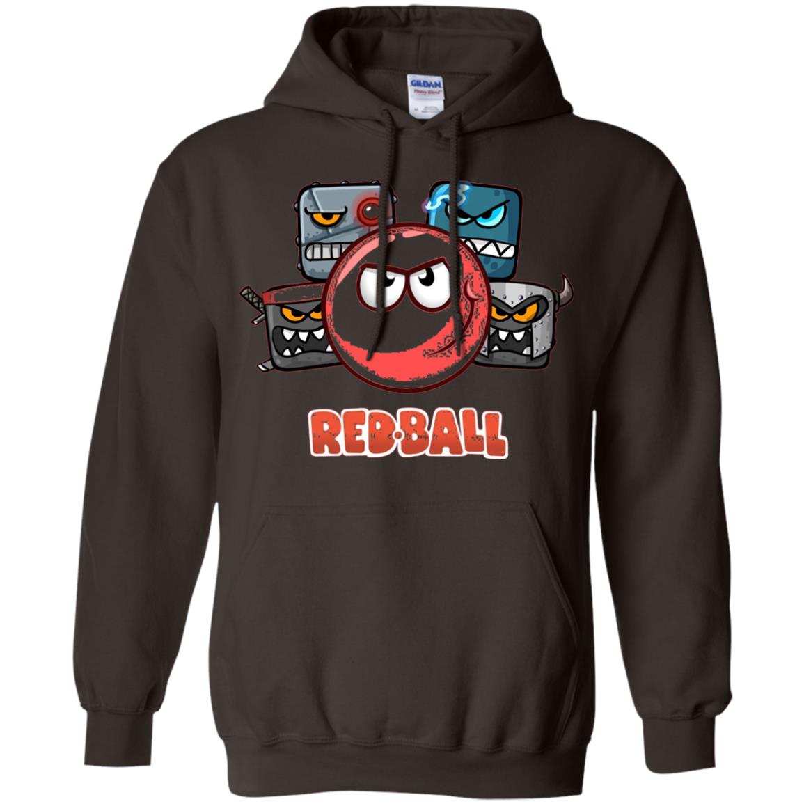 Red Ball 4 The Crew Game Lover T-shirt Dark Chocolate