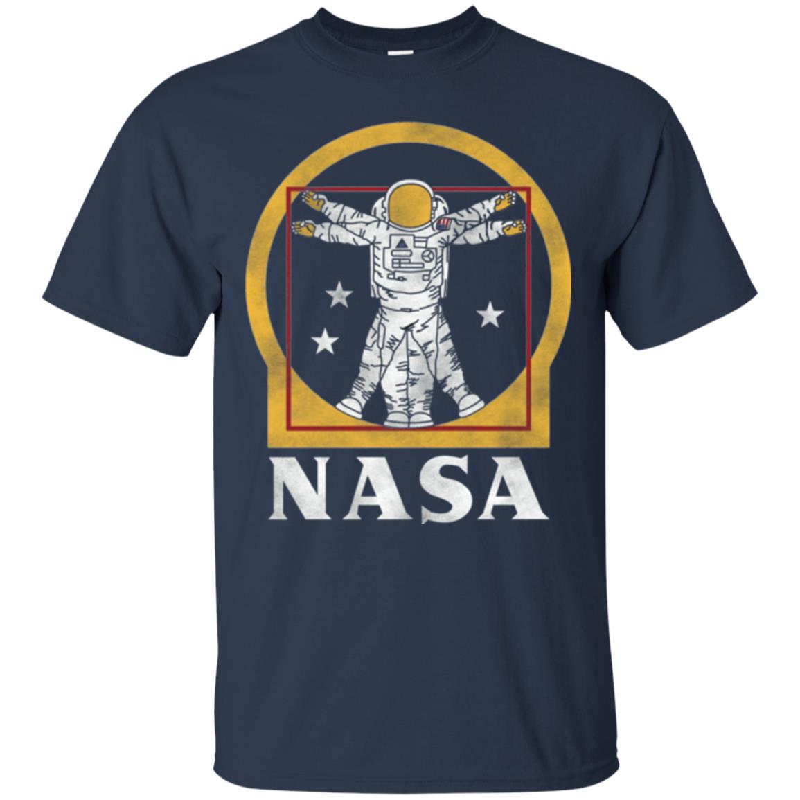 Vitruvian Astronaut T-shirt Navy