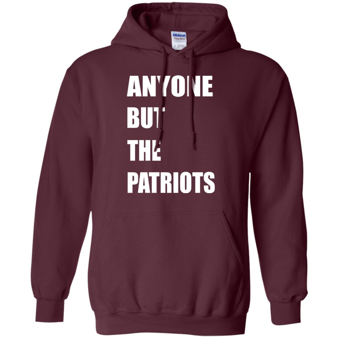 Anyone But The Patriots T-shirt Maroon