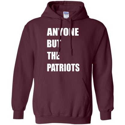 Anyone But The Patriots T-shirt Maroon