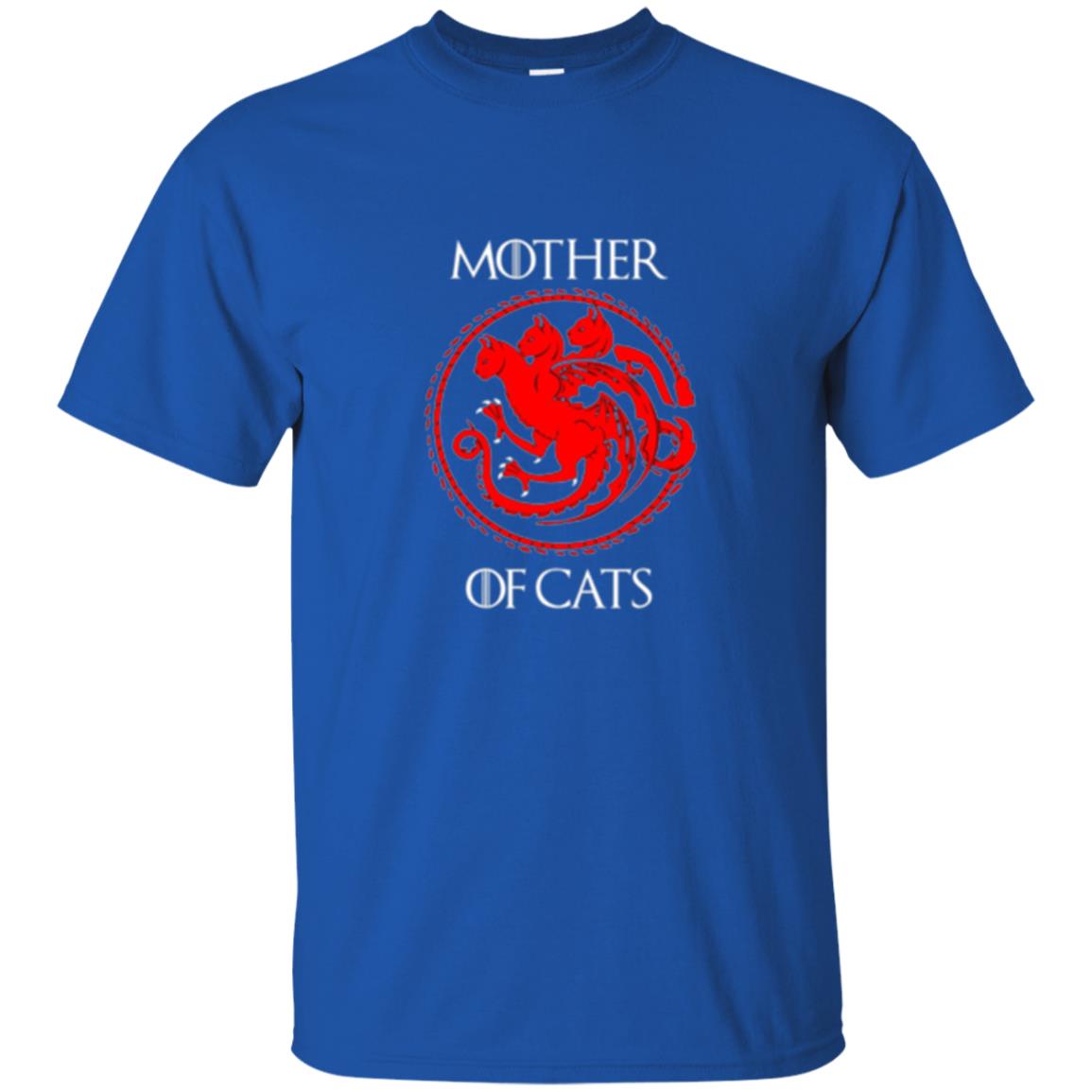 Cat Lovers T-shirt Mother Of Cat Royal