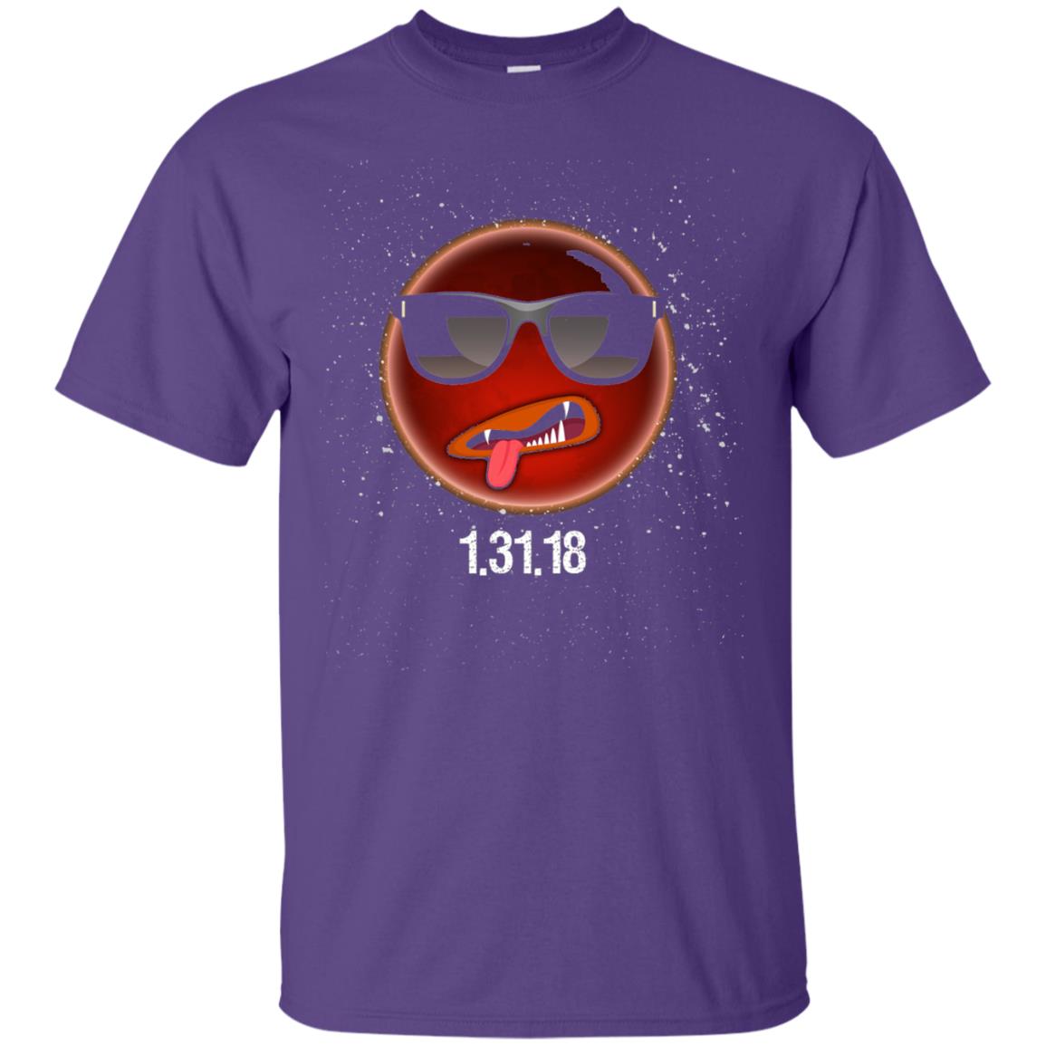 Total Lunar Eclipse T Shirt Funny Astronomy Celestial Meme T-shirt Purple