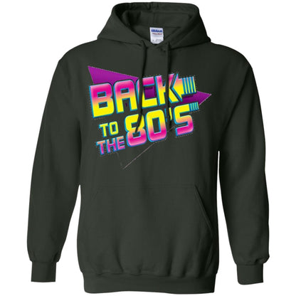 Back To The 80s Graphic Retro Novelty T-shirt Forest Green