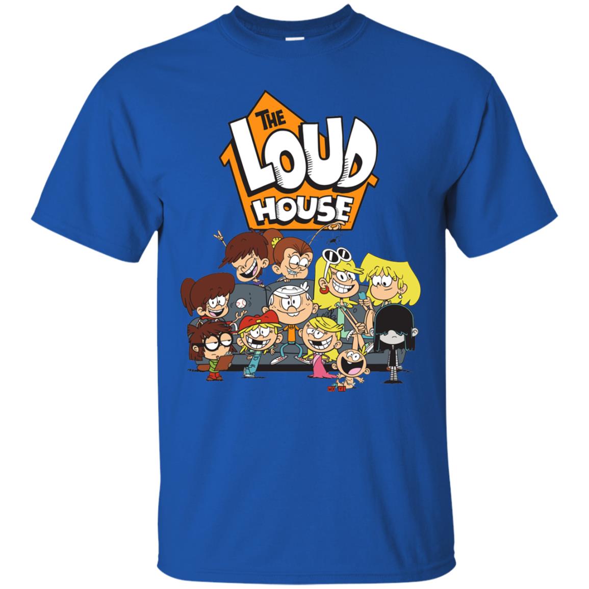 Nickelodeon The Loud House Character T-shirt Royal