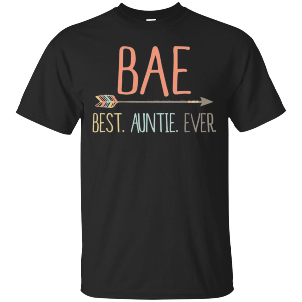 Bae T-shirt Best Auntie Ever Black