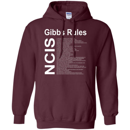 Gibbs Rules T-shirt Maroon