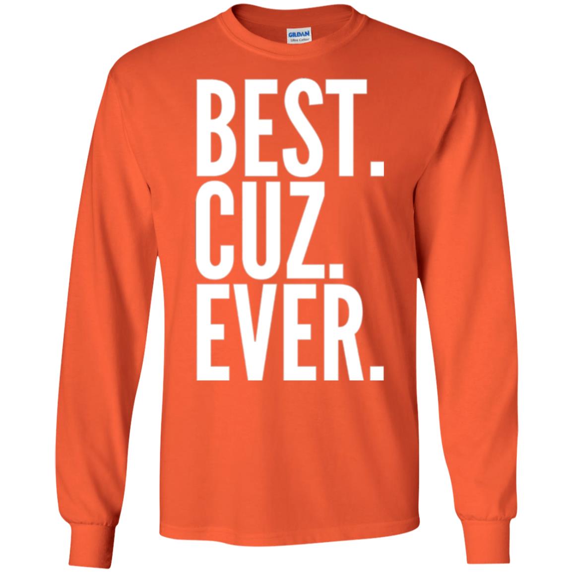 Cousin T-shirt Best Cuz Ever Orange