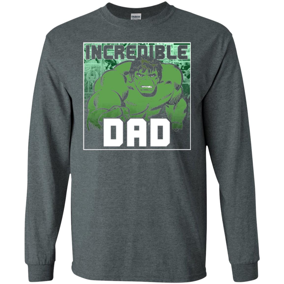 Daddy T-shirt Incredable Dad Dark Heather