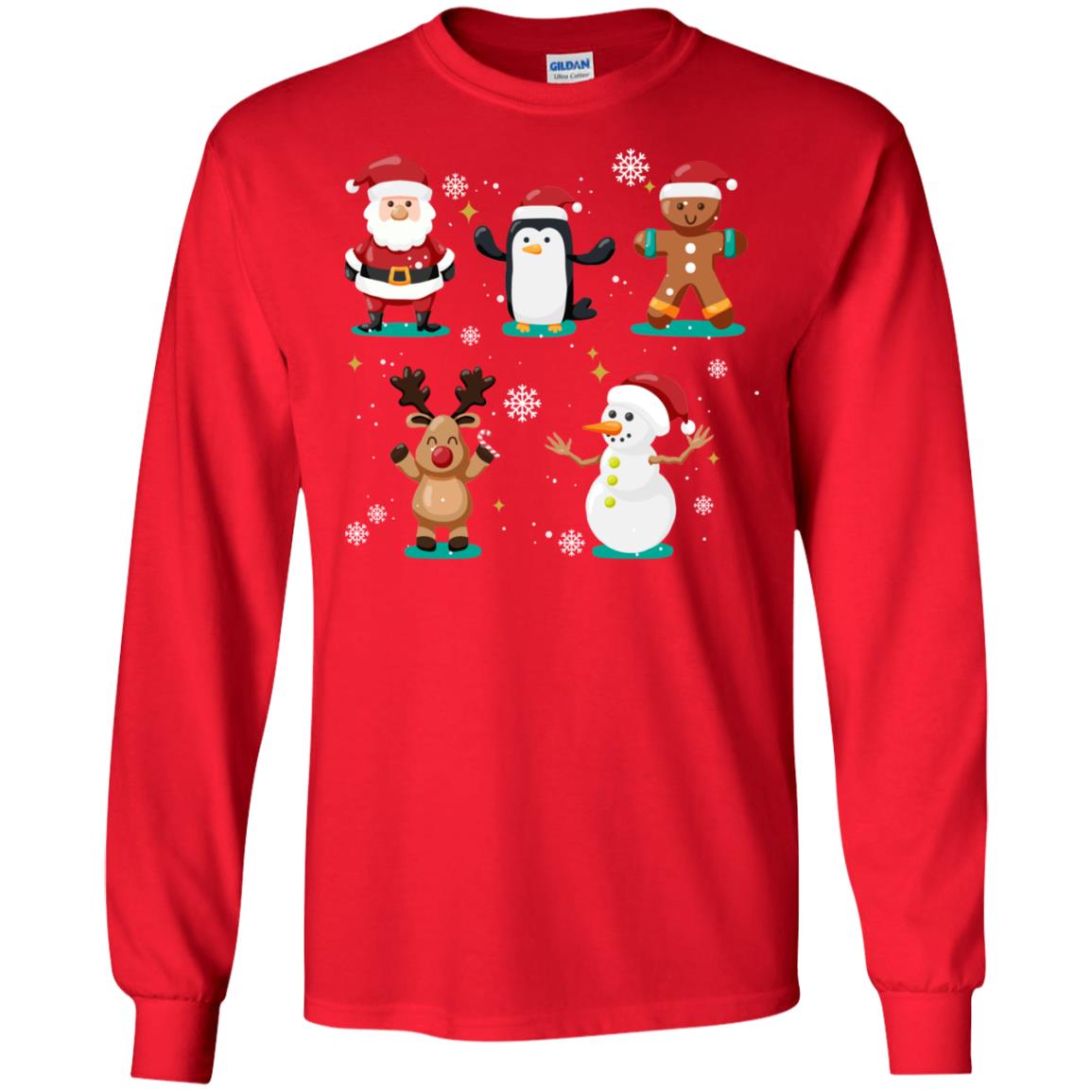 Christmas Character Ideas Gift Shirt Red