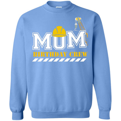 Mom Birthday Crew Mommy T-shirt Carolina Blue