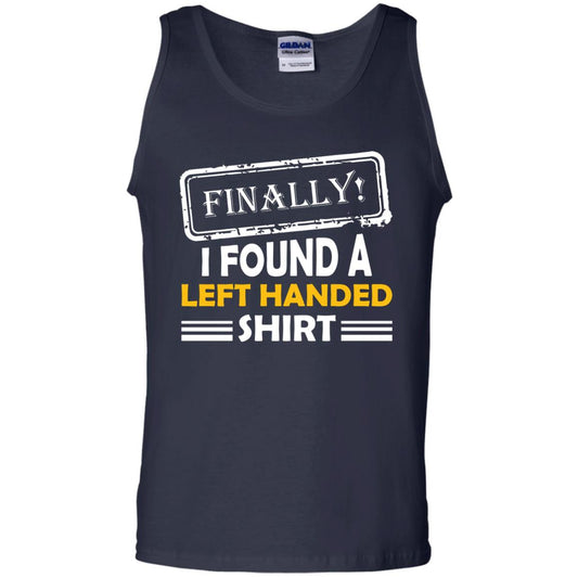 Finally I Found A Left Handed Shirt Navy