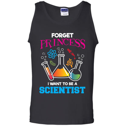 Forget Princess I Want To Be A Scientist Shirt Chemistry Black
