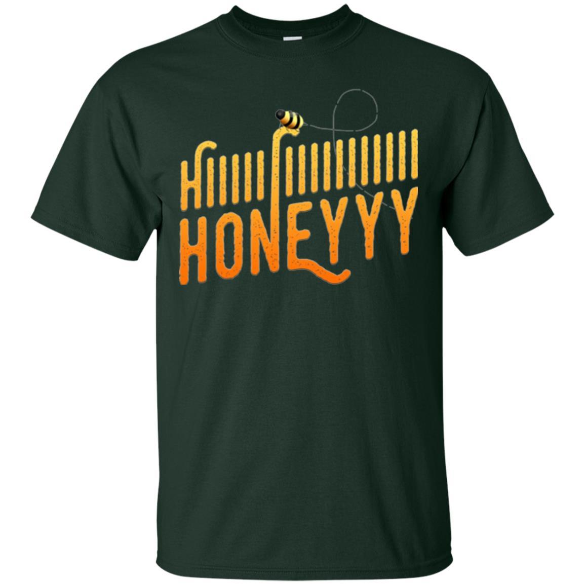 Bee T-shirt Hi Honey T-shirt Forest Green