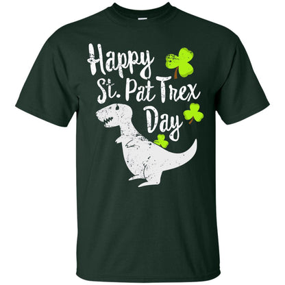Pat T-rex Cute Stain Patricks Shirt Forest