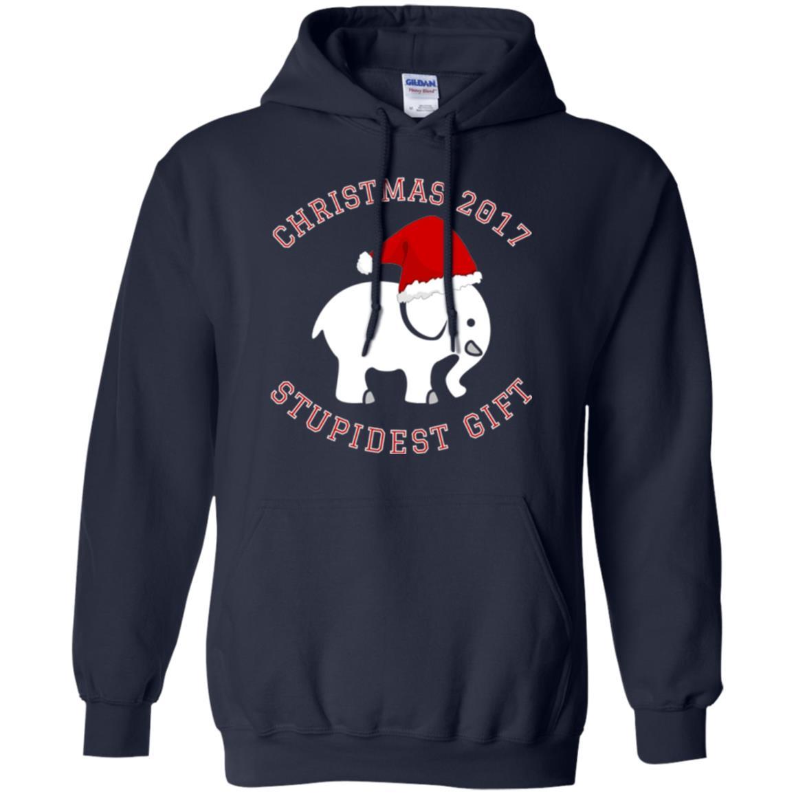 Elephant T-shirt Christmas 2017 T-shirt Navy