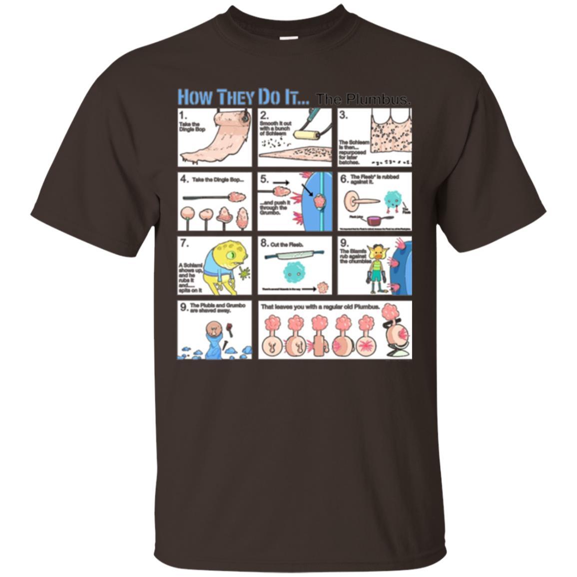 Film T-shirt How They Do Itthe Plumbus Dark Chocolate