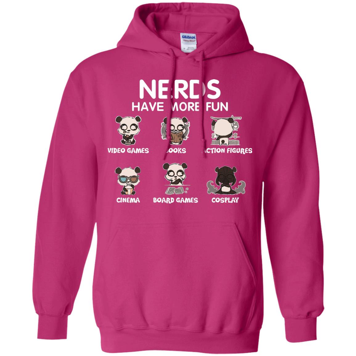 Nerds Have More Fun Video Games Books Action Figures Shirts Heliconia