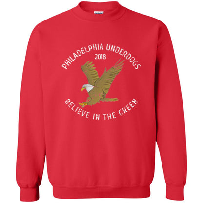 Eagle Lover T-shirt 2018 Philadelphia Underdogs Believe In The Green Red