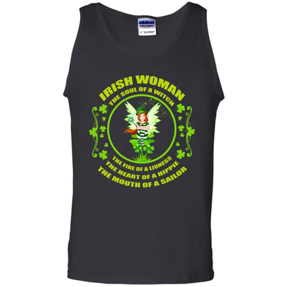 Irish Woman The Soul Of A Witch The Fire Of A Lioness The Heart Of A Hippie The Mouth Of A Sailor Black